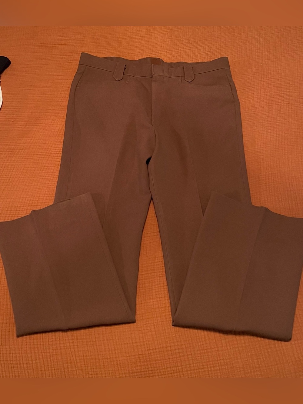 Vintage 70’s Levi's Men's Bell Bottom Dress Pants in Deep Brown